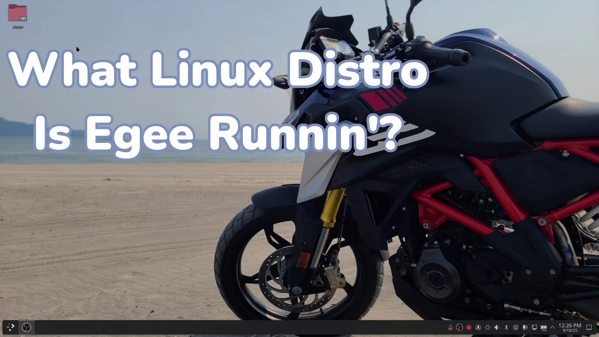 What's on Egee's Desktop?