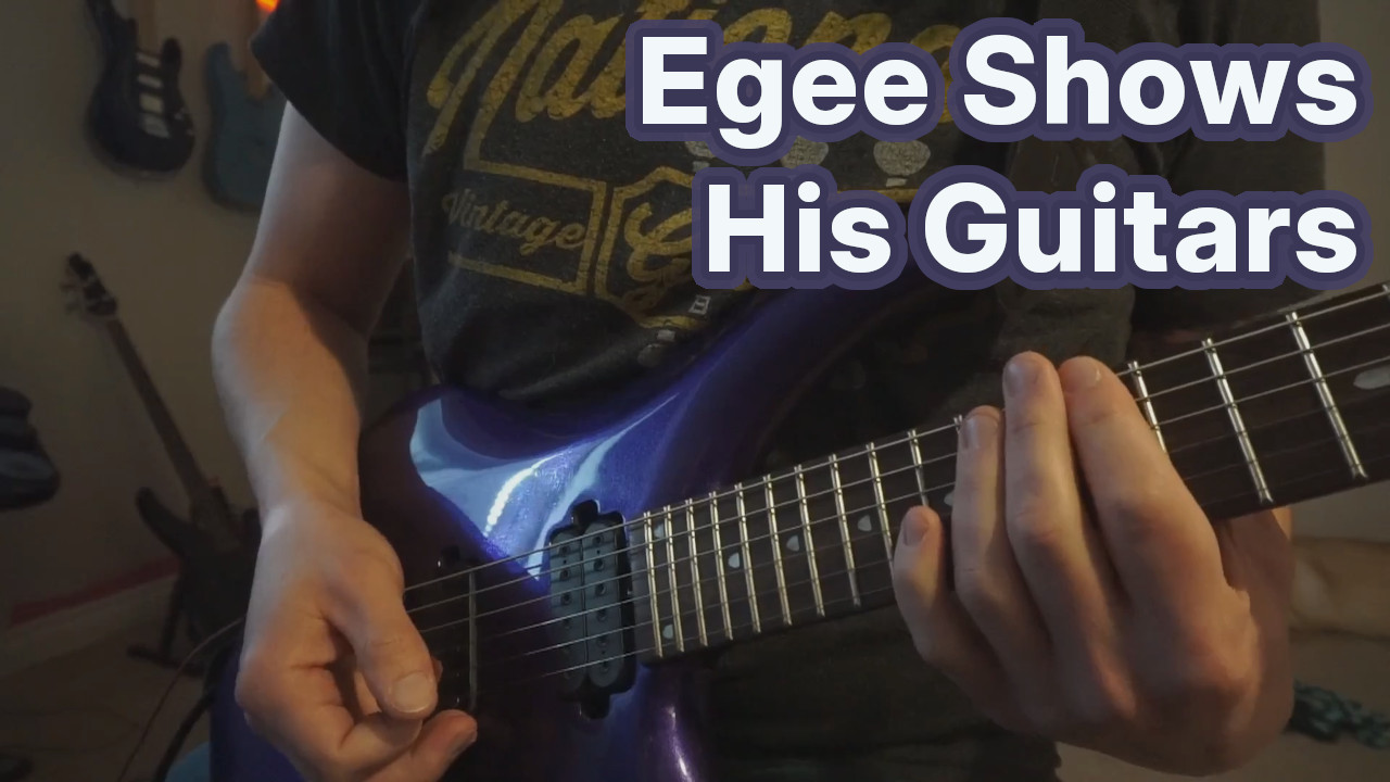 Egee Shows You His Guitars & Style