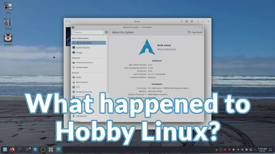What Happened to Egee's Hobby Linux Distro?
